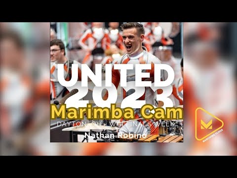 United Percussion 2023 Marimba Cam - Nathan Robino - WGI FINALS WEEK