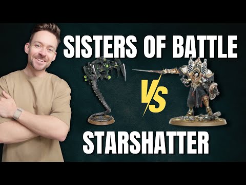 Sisters of Battle vs Starshatter Arsenal | Battle Report