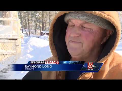 Residents cleaning up after storm dumps 2 feet of snow