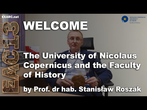 BEM-VINDO à EAC13 pelo Reitor da Faculdade de História da NCU em Toruń, Prof. Dr. hab. Stanisław Roszak