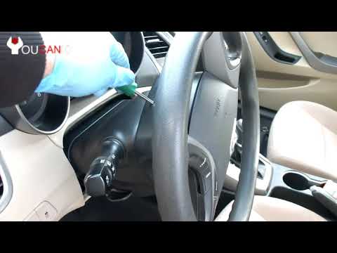 2011-2016 Hyundai Elantra Steering Wheel Airbag Removal Replacement