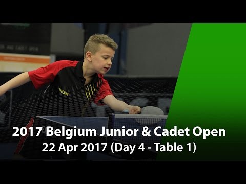 2017 Belgium Junior & Cadet Open - Table 1 DAY 4