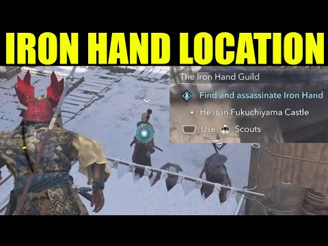 How to "Find and assassinate iron hand" Assassin's Creed Shadows | The iron hand guild Quest guide