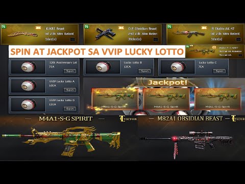 SPIN AT JACKPOT SA TIRANG VVIP LUCKY LOTTO CROSSFIRE PH