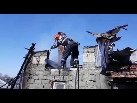 Incendiu la Strejesti