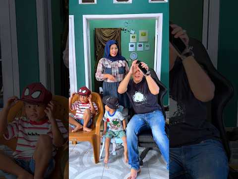 Ayah engga kebagian topi