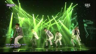 루커스(LU:KUS) Break Ya(브레이크야) @인기가요 Inkigayo 150111