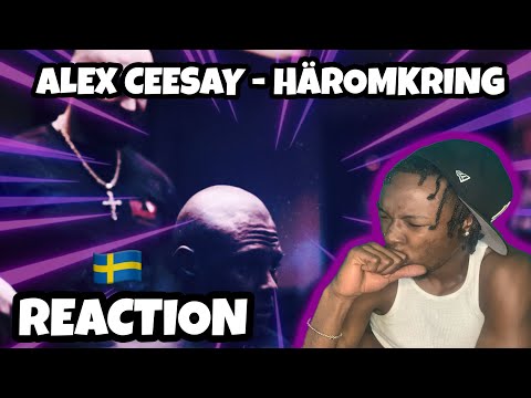 AMERICAN REACTS TO SWEDISH DRILL RAP! Alex Ceesay - Häromkring (Officiell Video)