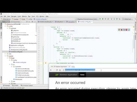 Zend Framework 3 tutorial 7 FlashMessenger with CRUD Routes