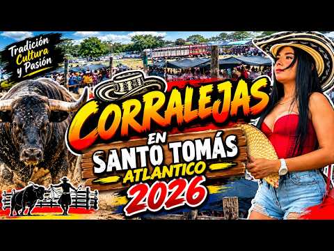 Así se vivieron las fiestas en corralejas en santo Tomás Atlantico 2026 #toros #comparte 