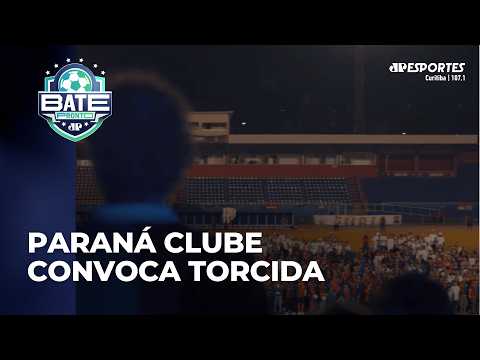 Paraná Clube calls on fans for the Second Division of the Paranaense Championship.