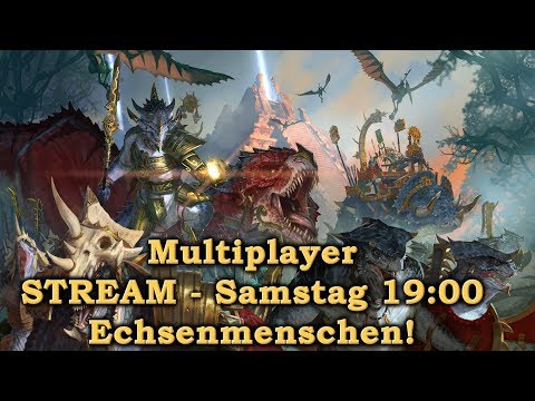 1v1 Multiplayer - Echsenmenschen-Fokus-STREAM - Total War: Warhammer 2 - [Deutsch/German]
