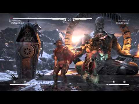 MKX Online - Erron Black Gunslinger vs Kotal Kahn Blood God - Great Match!