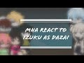 MHA React To Izuku As Dazai PT 1 SHIKKOUSTARX