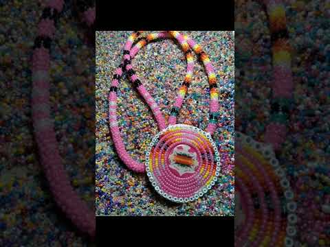 my beadwork I'm eastern shoshone from Fort Washakie Wyoming.