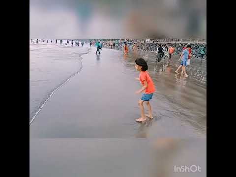 Playing with waves enaya world  #enayaworld #beachlife #playingwithwater #beach #mumbai