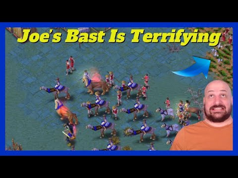 Joe Shows His Best Bast Timing | Joe (Ra) vs Matreiuss (Poseidon) #aom #ageofempires