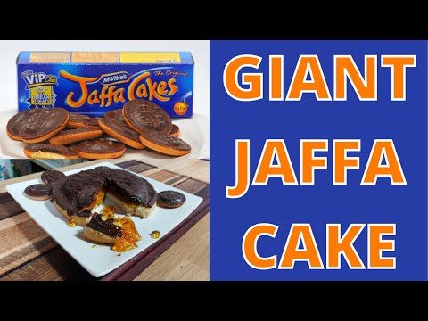 Homemade Giant Jaffa Cake with Grand Marnier