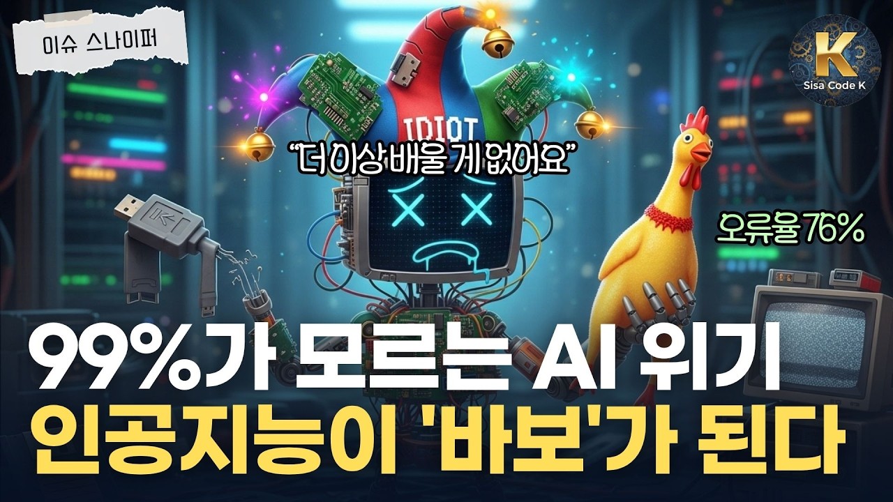 인공지능이 '바보'가 되고 있다? 우리가 몰랐던 AI의 위기