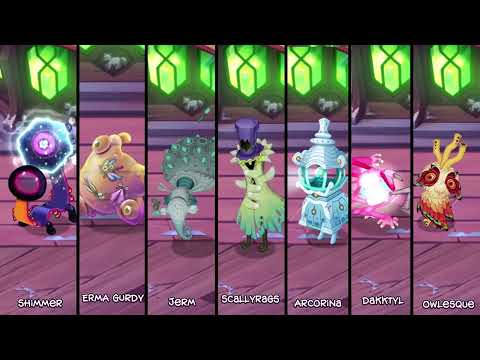 Paranormal Island but Each Monster is Zoomed in! (Wave 2) - My Singing Monsters