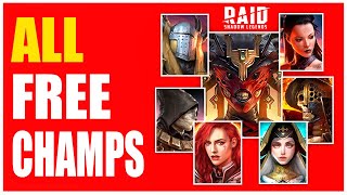 How to get FREE epic champions + LEGENDARY 💪 Raid Shadow Legends promo codes 💪 GOOD Characters 2024