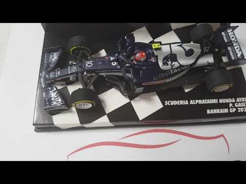 Pierre Gasly Scuderia Alphatauri Honda AT02 Bahrain GP 2021 Minichamps 1/43rd