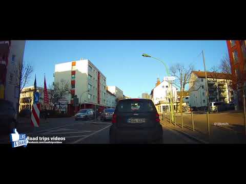driving in Frankfurt am Main / February 2018 / Road trip
