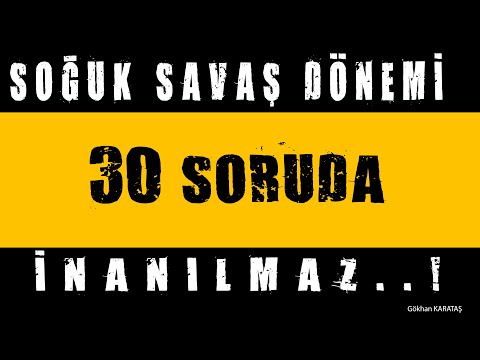 46)SOĞUK SAVAŞ DÖNEMİ //kpss tarih 2024//