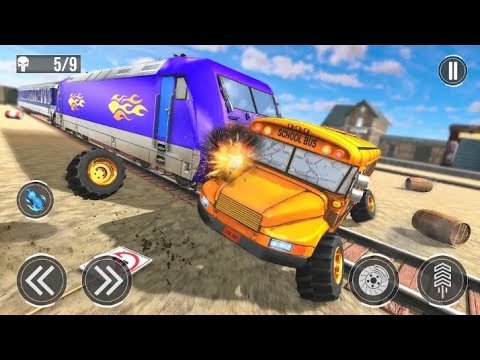 Train Demolition Derby: Car Crash Destruction 2021.car destruction in demolition derby games