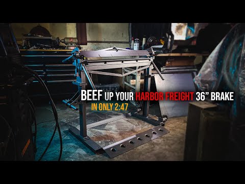 MAJOR upgrade to a Harbor Freight brake. Welding, Metalwork and Fabrication