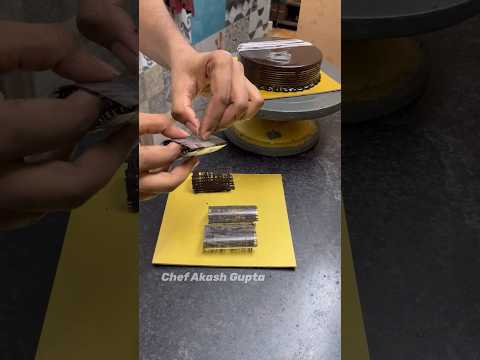 How to Create a Mind-Blowing Chocolate Cake Design! #shorts #chefakashgupta