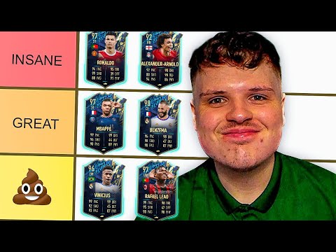 RANKING EVERY ULTIMATE TOTS ON FIFA 22! | Ultimate Team of the Season Tier List...