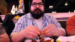preview picture of video 'Casper Djs Take On The Blazin' Hot Wing Challenge'