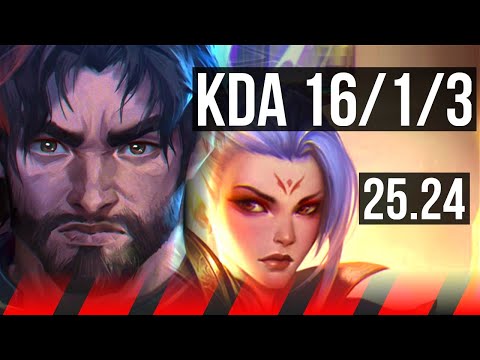 JAYCE vs RIVEN (TOP) | Good KDA: 16/1/3 | KR Diamond | 25.24