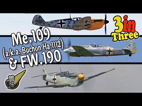 The WW2 Luftwaffe's Finest Fighters - Low & Loud