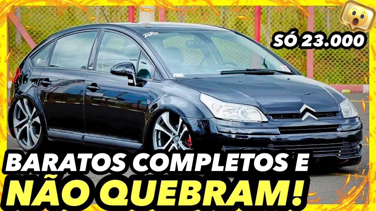 5 CARROS BONS E BARATOS - NÃO QUEBRAM, COMPLETOS E ANDAM PRA CARAMBA!