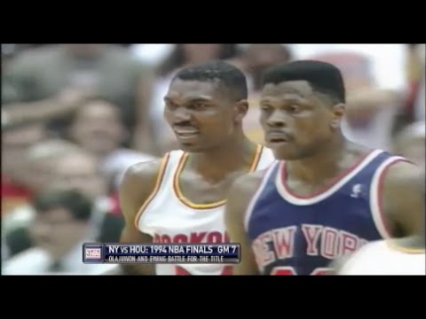 Hakeem locks down Ewing - 1994 Finals Game 7