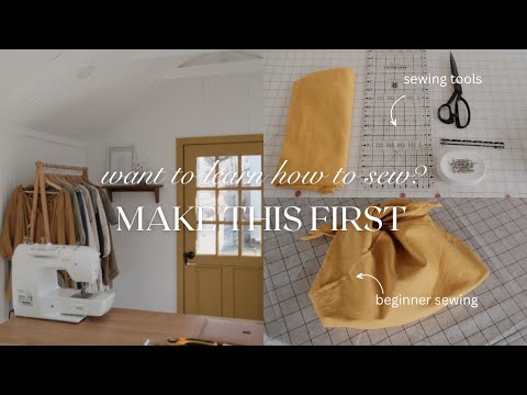 The Perfect FIRST Sewing Project for Beginners | Sew a Bento Bag & Feel Proud!