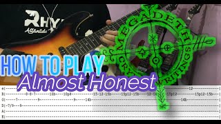 MEGADETH - Almost Honest - GUITAR LESSON WITH TABS