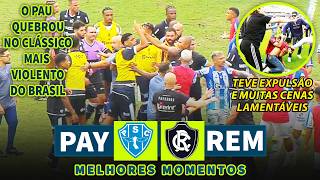 TEVE TROCA A TROCA DE EMPURRÕES E S0C0S, 2 EXPULSÕES, ENTRADA CRIMIN0SA E MUITA VI0LÊNCIA DO REPA