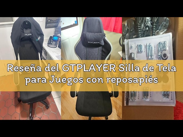 Vídeo relacionado con GTPLAYER Silla de gaming, silla de oficina, silla de gaming con barra de luz LED y función de masaje, silla gamer, respaldo con bolsa de almacenamiento, silla ergonómica de PC con mando a distancia
