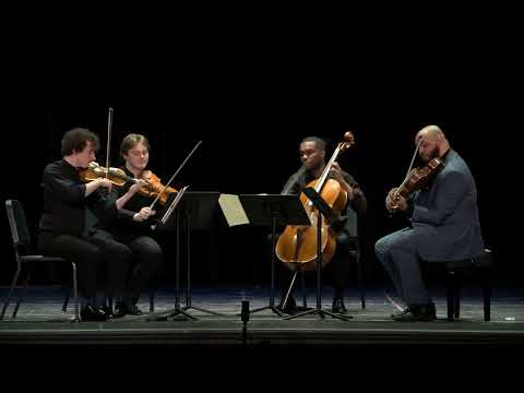 Isidore String Quartet performs Mozart