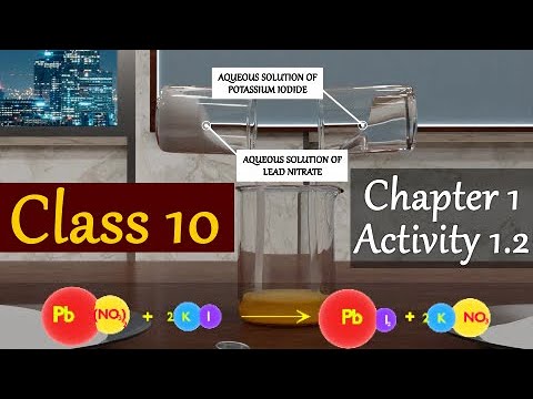 Class 10 Science | Activity 1.2 | DOUBLE DISPLACEMENT REACTION with 3D Animation