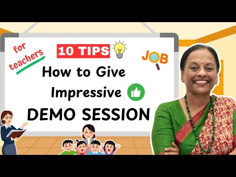 How to Give Impressive Demo Session - 10 Proven Strategies | Teacher Interview | Usha Pandit