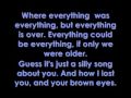 Brown Eyes - Lady GaGa Lyrics 