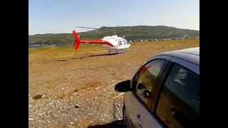 preview picture of video 'Helicopter Landed at Argentia, Newfoundland'