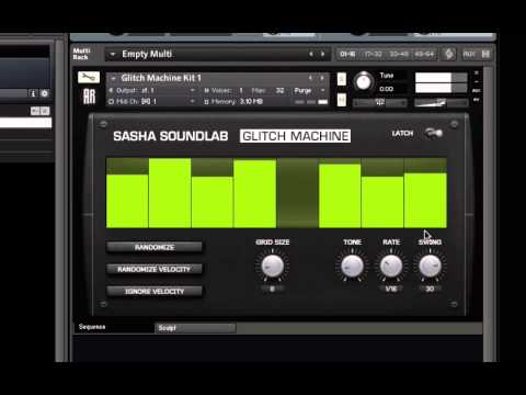 Sasha Soundlab Tutorials 5 : Glitch Machine