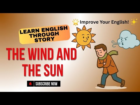 The Wind and the Sun | Learn English Through Story | English Listening Practice