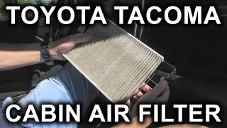 Toyota Tacoma (2024-2025): Cabin Air Filter Replacement.