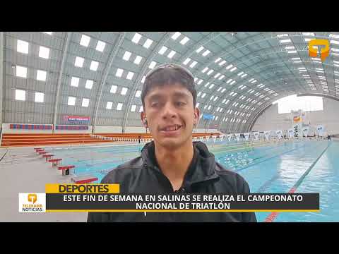 Este fin de semana en Salinas se realiza el campeonato nacional de triatlón